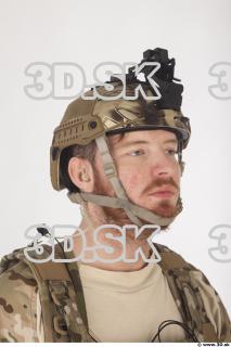 Soldier in American Army Military Uniform 0121